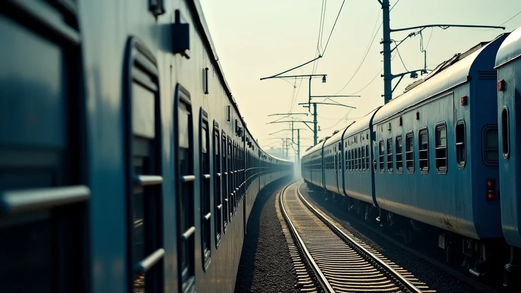 The image shows a local train at a station in Bangladesh, relevant to the railway schedule.
