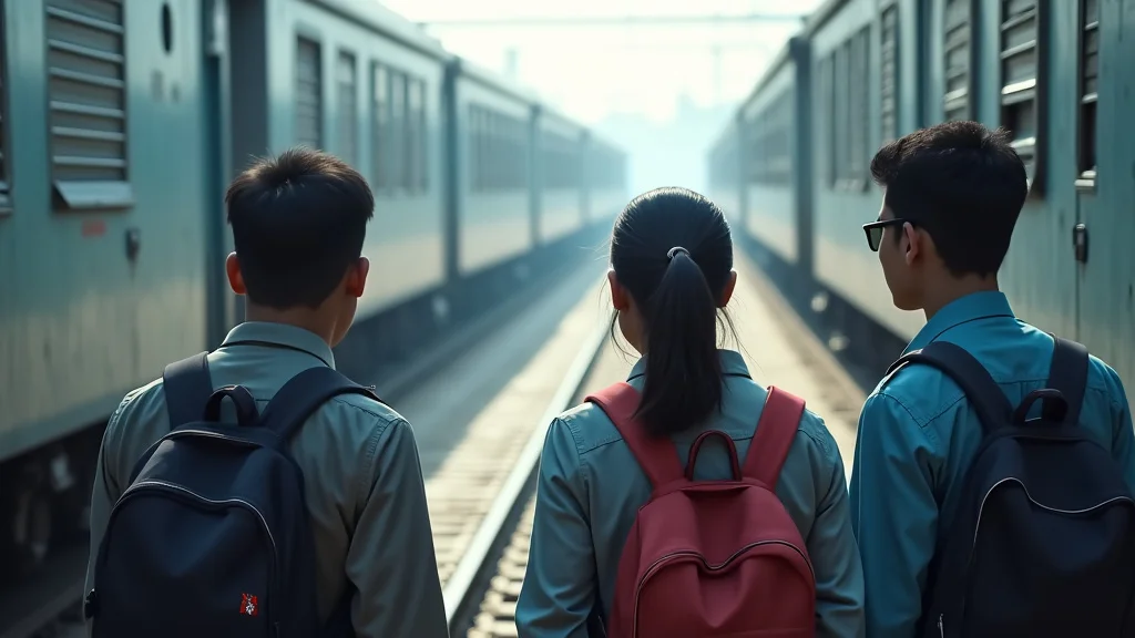 The image shows a train ticket, possibly related to the Bangladesh Railway refund policy.