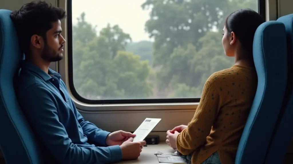 The image shows a person holding a Bangladesh Railway ticket, illustrating ticket prices explained.