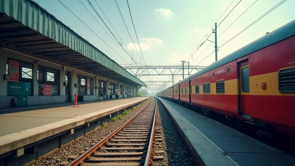 The image shows a colorful chart detailing the Sylhet to Dhaka train timetable guide.